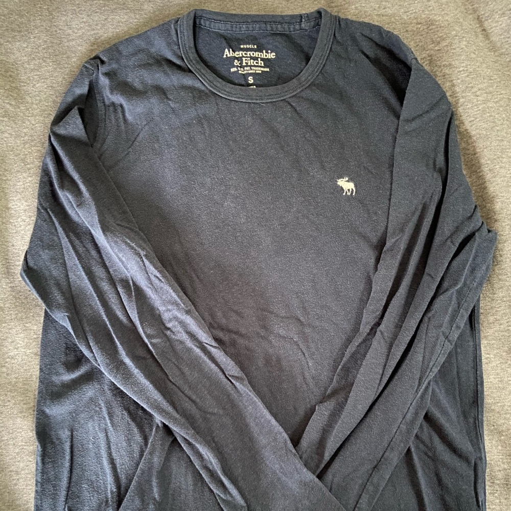 Dark Blue Abercrombie Shirt, Size Smalll